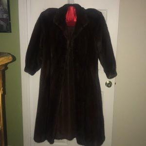 Full length mink coat